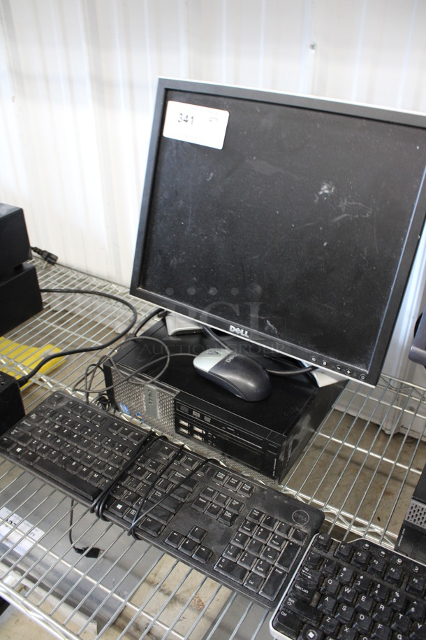 ALL ONE MONEY! Lot of Dell 17" Computer Monitor, Dell Computer Tower, Keyboard and Mouse! - Image 2 of 4