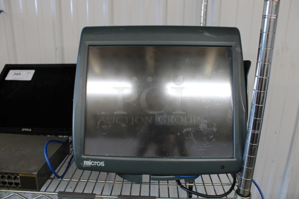 2 Micros 15" POS Monitors. 2 Times Your Bid! - Image 1 of 3