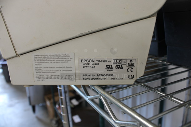 Epson Model M129B Receipt Printer. 6x8x6 - Image 4 of 4