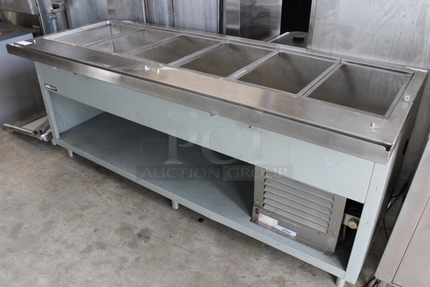 Duke Model SUB FC 206 RT Stainless Steel Commercial Refrigerated Make Line. 120 Volts, 1 Phase. 86x34x36. Tested and Working!