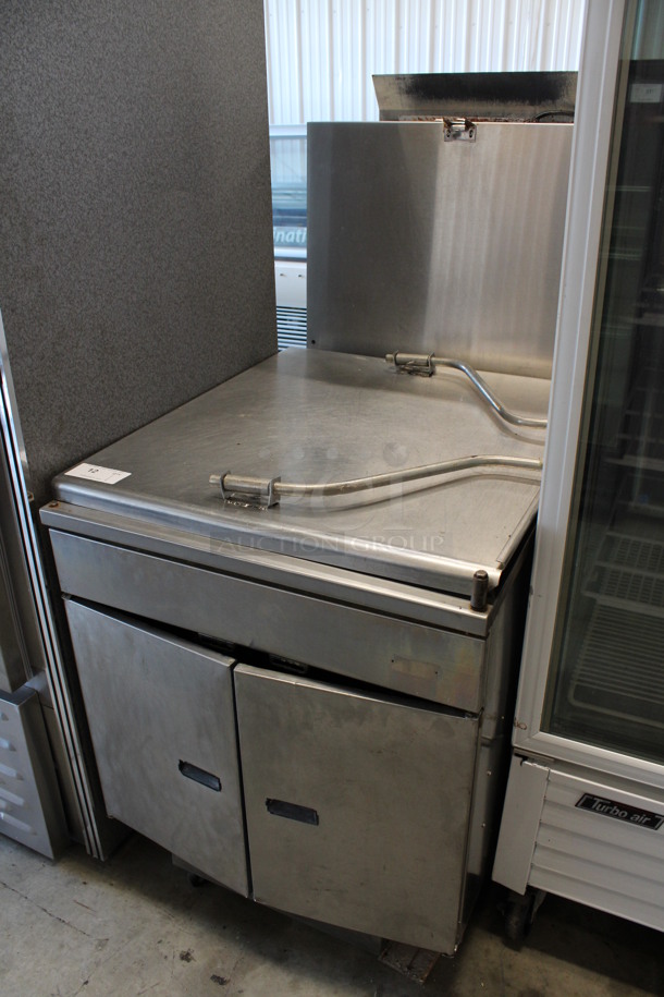 Pitco Frialator Model DD24RUFM Stainless Steel Commercial Natural Gas Powered Deep Fat Donut Fryer. 72,000 BTU. 29.5x42x60 - Image 5 of 7