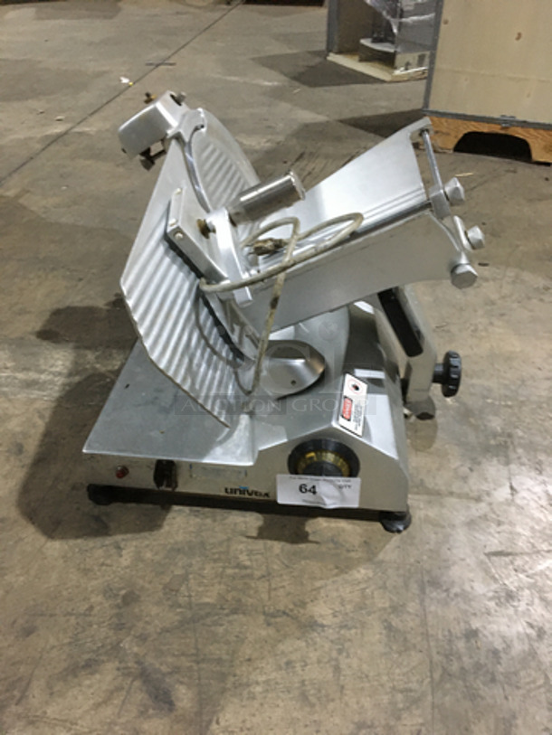 Univex Commercial Countertop Deli Meat Slicer! All Stainless Steel! Model 7512 Serial 751219232! 115V 1Phase! - Image 1 of 9
