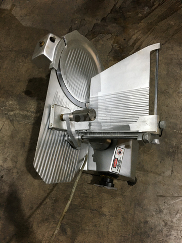 Univex Commercial Countertop Deli Meat Slicer! All Stainless Steel! Model 7512 Serial 751219232! 115V 1Phase! - Image 5 of 9