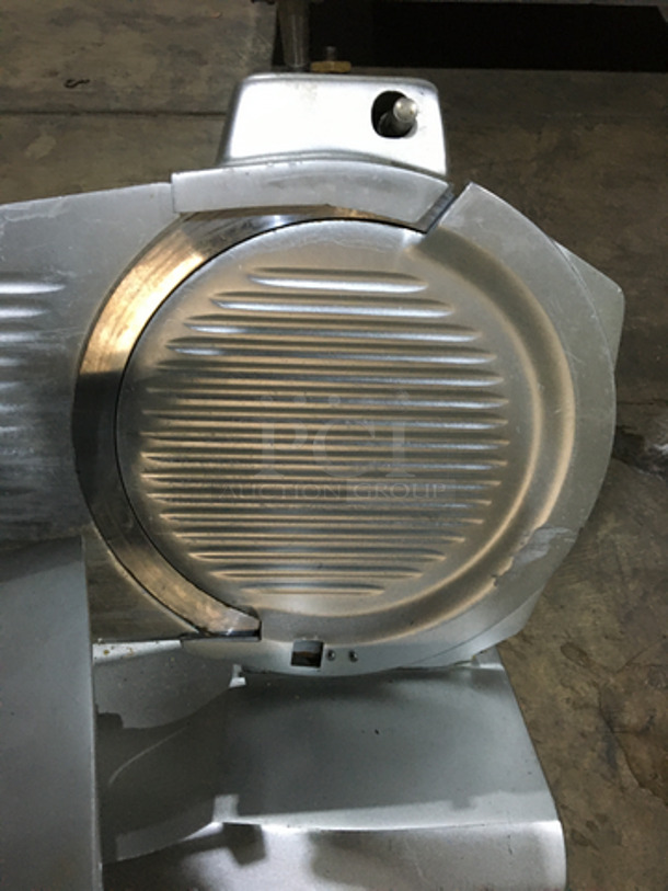 Univex Commercial Countertop Deli Meat Slicer! All Stainless Steel! Model 7512 Serial 751219232! 115V 1Phase! - Image 6 of 9