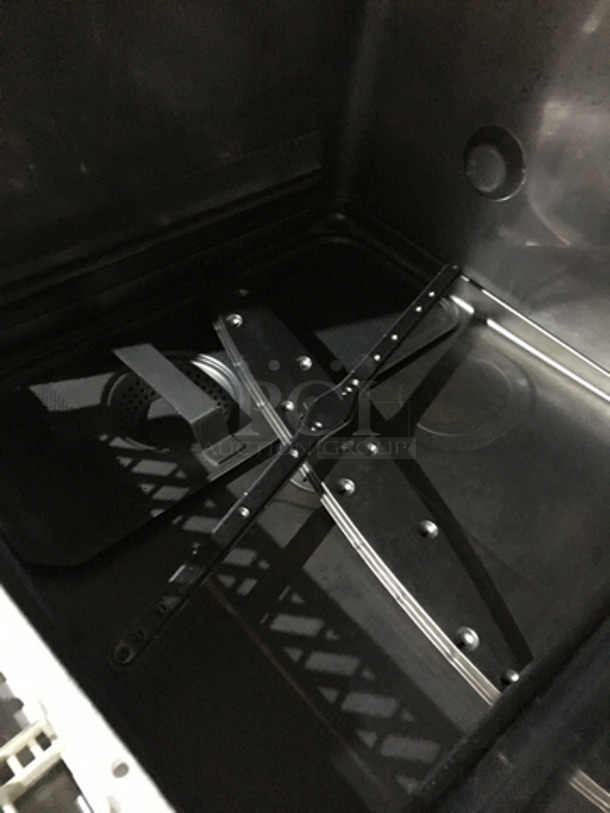 FAB! New Body Style! Hobart Commercial Under The Counter Dishwasher! With Dish Rack! All Stainless Steel! Model LXEH Serial 231155239! 120/208/240V 1Phase! - Image 6 of 9