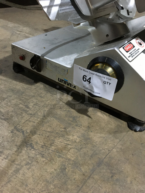 Univex Commercial Countertop Deli Meat Slicer! All Stainless Steel! Model 7512 Serial 751219232! 115V 1Phase! - Image 7 of 9