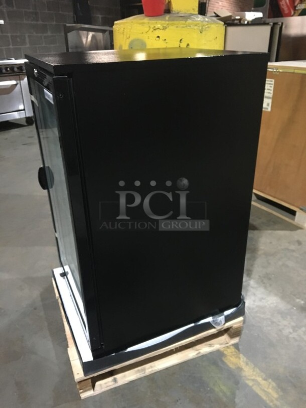 WOW! NEW IN THE BOX! Beverage Air Commercial Countertop Single Door Reach In Freezer Merchandiser! With Poly Coated Racks! Model CTF961B! 115V! - Image 5 of 12