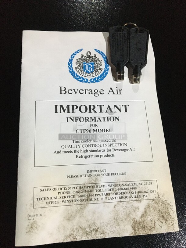 WOW! NEW IN THE BOX! Beverage Air Commercial Countertop Single Door Reach In Freezer Merchandiser! With Poly Coated Racks! Model CTF961B! 115V! - Image 11 of 12