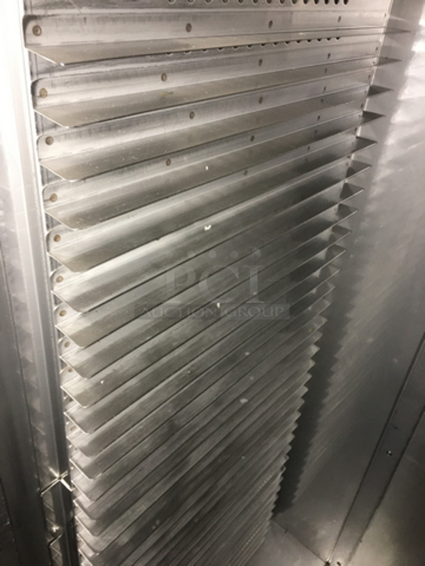 Sweet! Carter Hoffmann All Stainless Steel Food Warming/Proofing Cabinet! Holds Full Size Trays! Model PH1825NY Serial 39456092005! 120V 1 Phase! On Commercial Casters! - Image 6 of 9