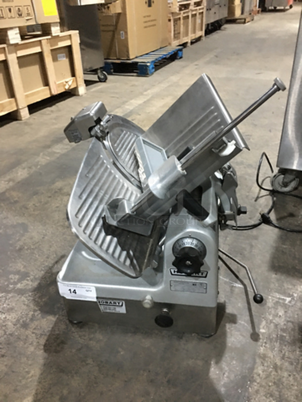 Hobart Commercial Countertop Deli Meat Slicer! All Stainless Steel! Model 1912 Serial 561060460! 120V 1Phase!