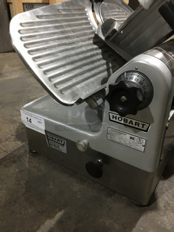 Hobart Commercial Countertop Deli Meat Slicer! All Stainless Steel! Model 1912 Serial 561060460! 120V 1Phase! - Image 6 of 9