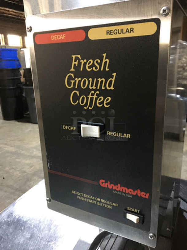 Sweet! Grindmaster Dual Bin Coffee Bean Grinder! Model 250 Serial L058945! 115V 1Phase!
 - Image 7 of 9