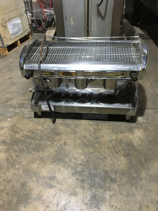 AMAZING! 2010 Danesi 3 Group Counter Top Espresso Machine! Model IR3GE Serial 100132984! 220V 1Phase!