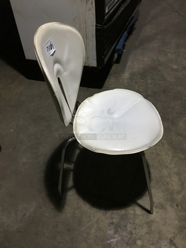 Modern Style Cushioned Dining Chairs! With Metal Legs! 11 X Your Bid! - Image 5 of 8