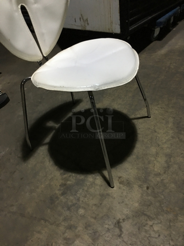 Modern Style Cushioned Dining Chairs! With Metal Legs! 11 X Your Bid! - Image 8 of 8