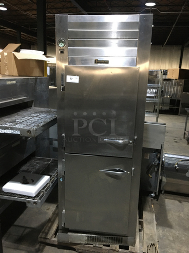 Traulsen Commercial Reach In Refrigerator! With 2 Half Doors! All Stainless Steel! Model RDT132WUT Serial 156310! 115V 1Phase! - Image 1 of 9