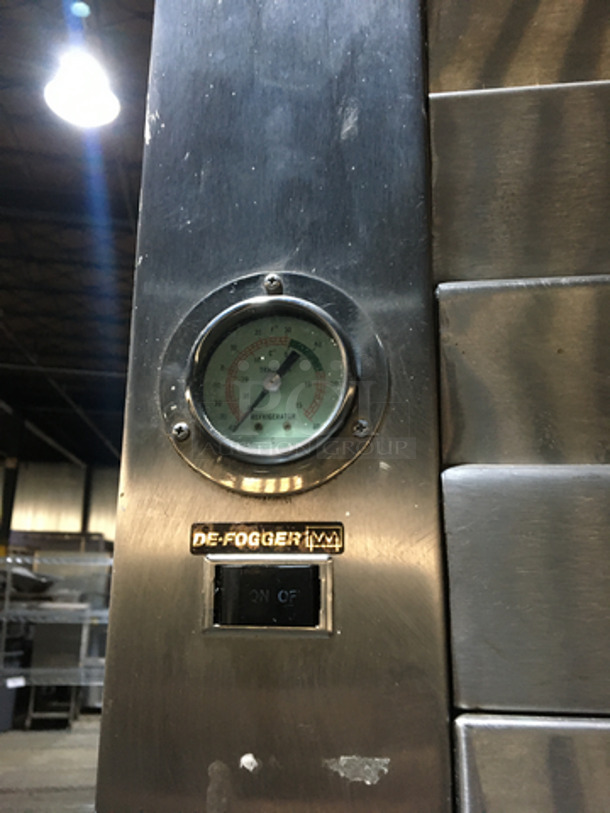 Traulsen Commercial Reach In Refrigerator! With 2 Half Doors! All Stainless Steel! Model RDT132WUT Serial 156310! 115V 1Phase! - Image 8 of 9