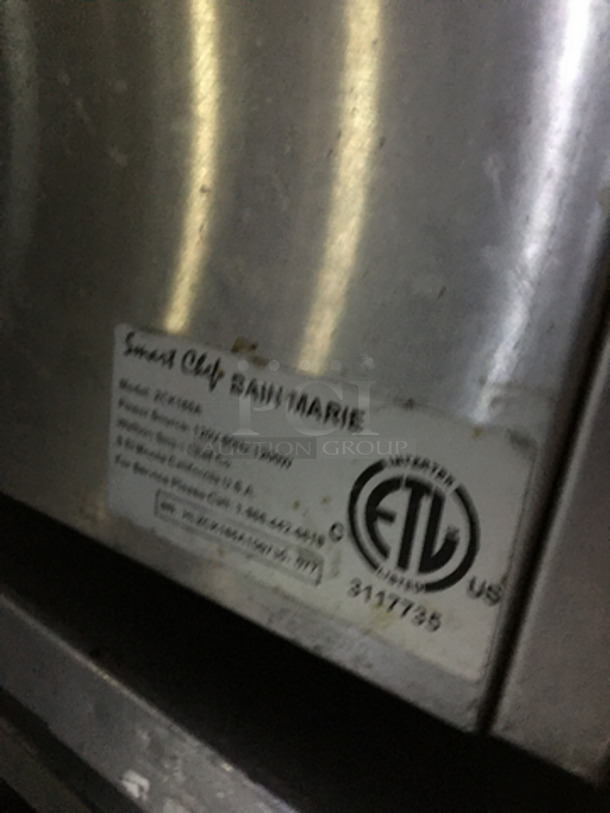 Smart Chef Commercial Countertop Single Well Bain Marie! All Stainless Steel! 120V! - Image 5 of 8
