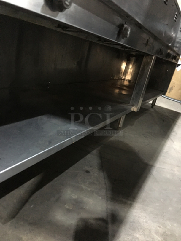 Eagle All Stainless Steel Natural Gas Powered 6 Well Steam Table! Each Well Individually Controlled! With Underneath Storage Space Underneath! On Legs! - Image 5 of 7