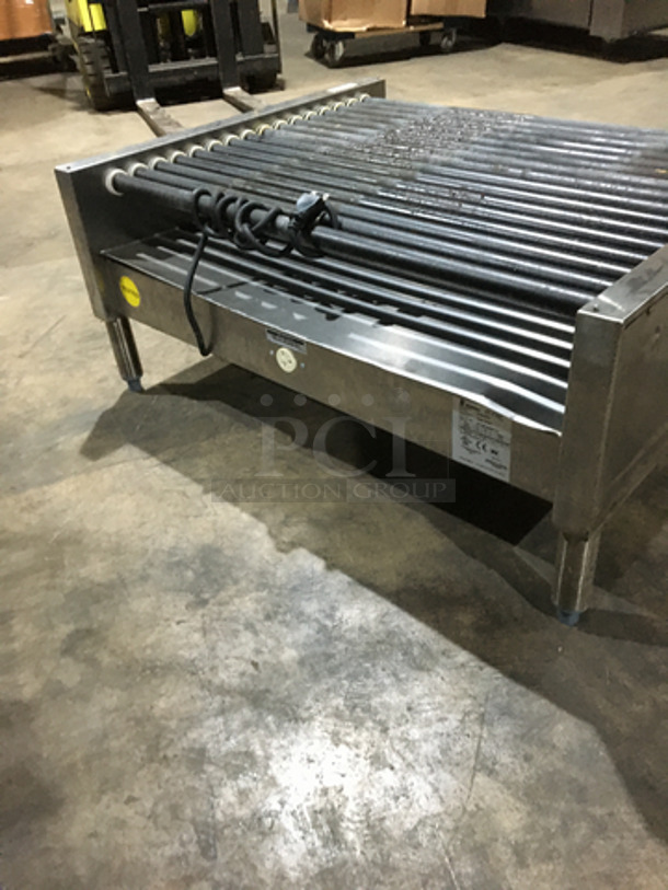 APW Wyott Commercial Countertop Hot Dog Roller Grill! All Stainless Steel! Model HRS755T Serial 8179619050712! 208/240V 1Phase! - Image 4 of 9