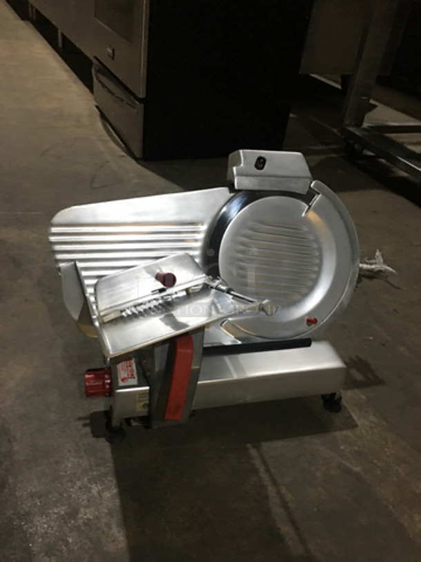 GREAT! Fleetwood Commercial Countertop Deli Meat Slicer! All Stainless Steel!  - Image 2 of 7