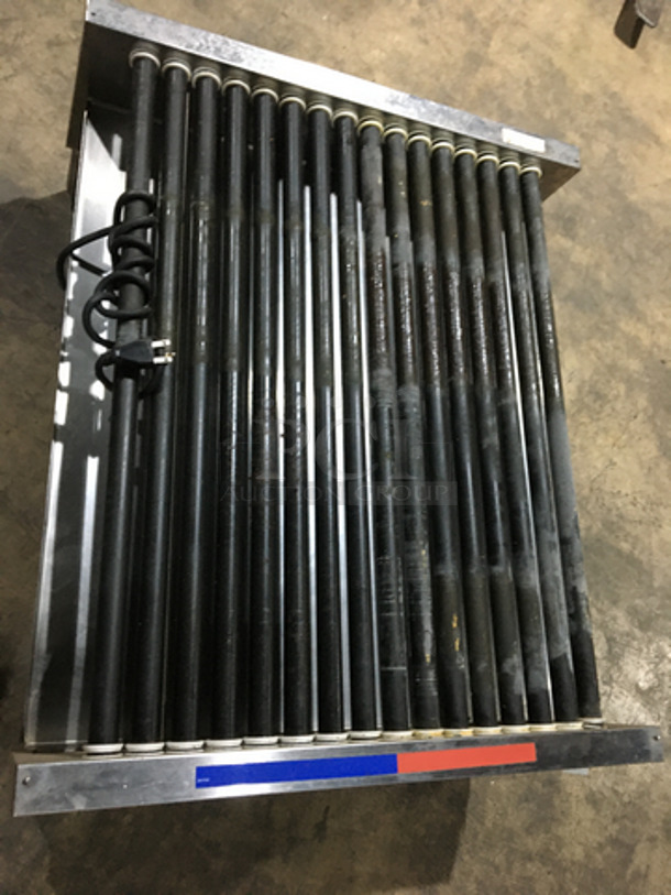 APW Wyott Commercial Countertop Hot Dog Roller Grill! All Stainless Steel! Model HRS755T Serial 8179619050712! 208/240V 1Phase! - Image 5 of 9