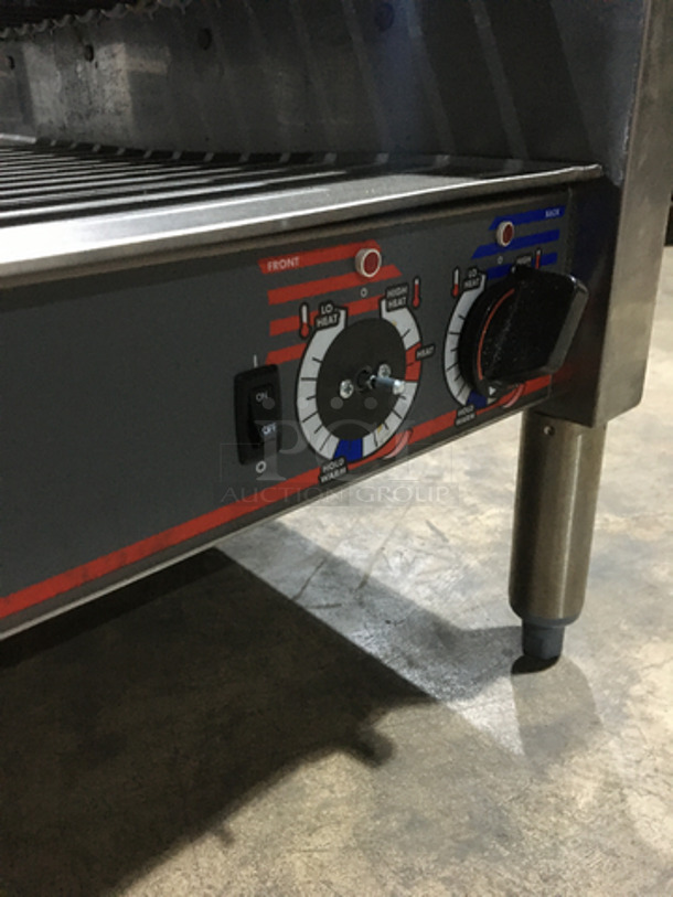 APW Wyott Commercial Countertop Hot Dog Roller Grill! All Stainless Steel! Model HRS755T Serial 8179619050712! 208/240V 1Phase! - Image 7 of 9