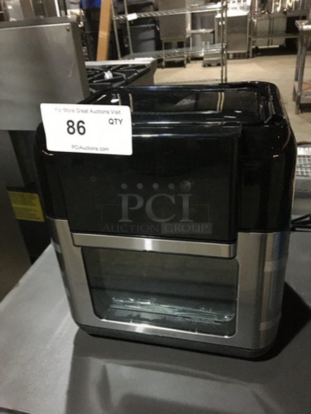 Insignia Countertop Air Fryer! With View Through Door! All Stainless Steel! Model NSAFO6DSS1! 120V! - Image 1 of 9