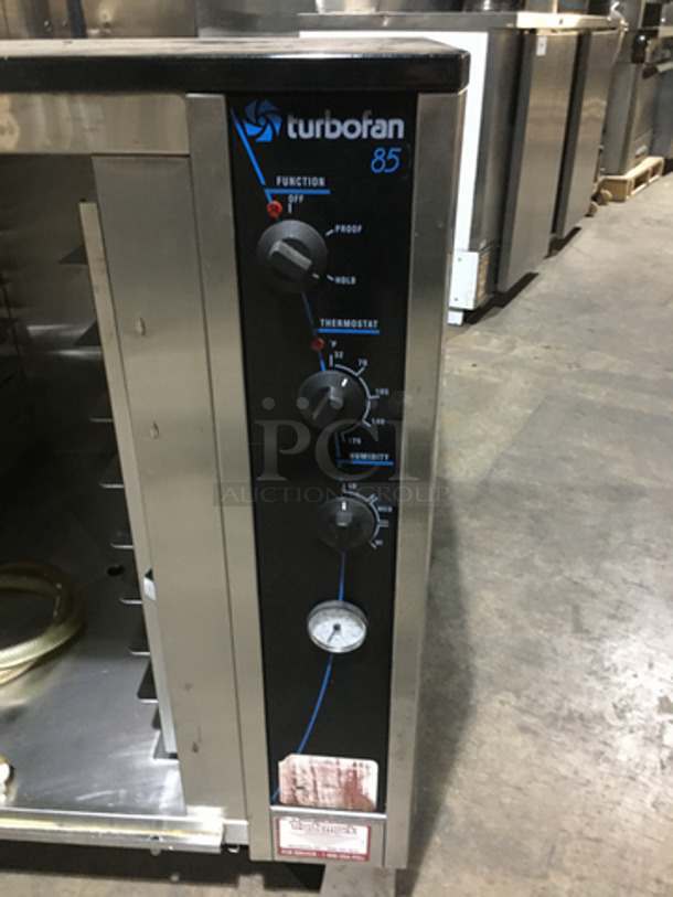Moffat Turbofan 85 Commercial Oven/Proofer! With View Through Door! All Stainless Steel! Model E858HLD Serial 212451! 110/120V 1P+N+E! Not Tested! - Image 6 of 8