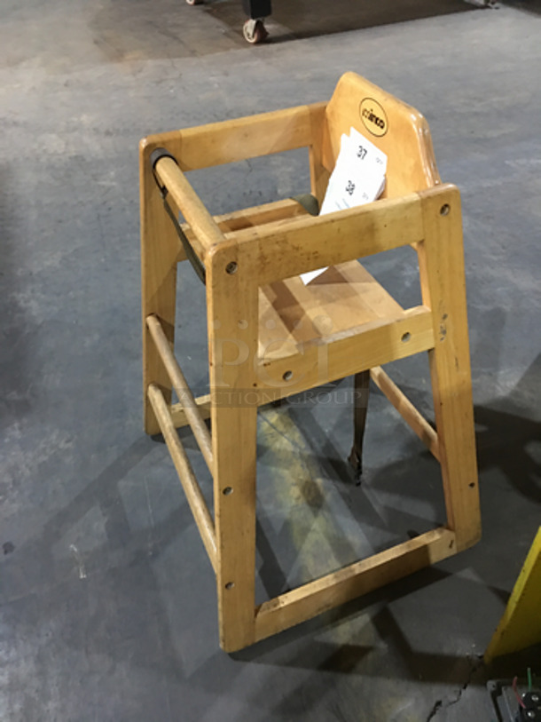 Winco Wooden High Chair!  - Image 2 of 7