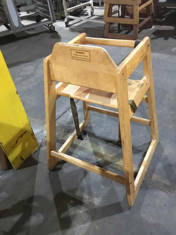 Winco Wooden High Chair!  - Image 3 of 7