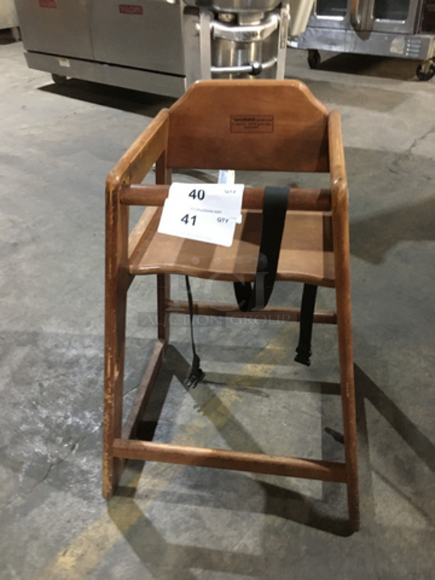 Wooden High Chair! 
