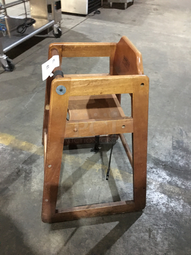 Wooden High Chair!  - Image 2 of 6