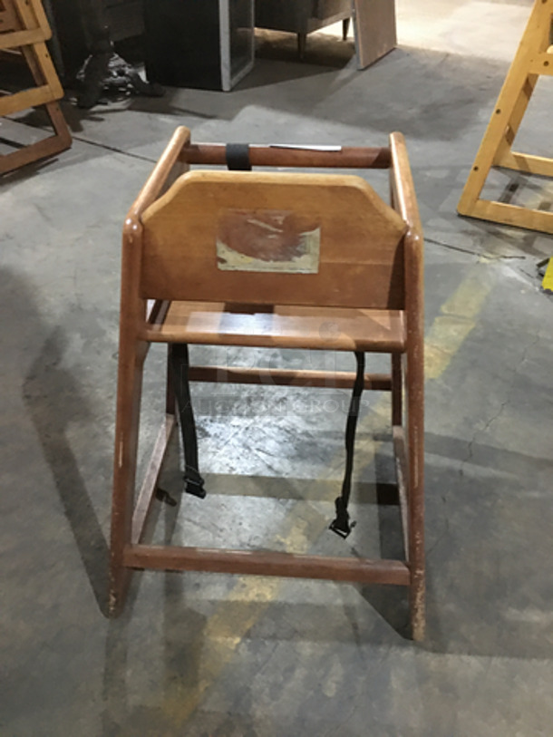 Wooden High Chair!  - Image 3 of 6