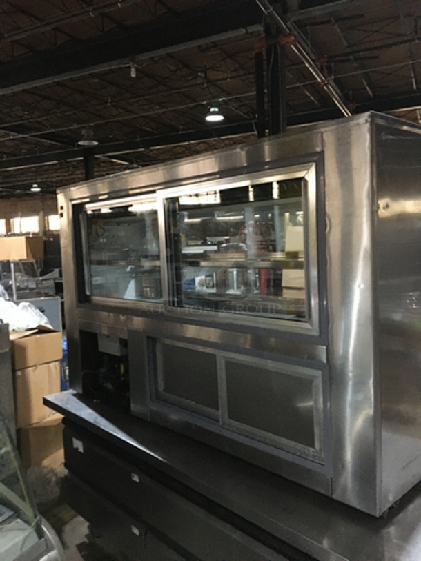 Leader Commercial Refrigerated Deli/Bakery Display Case! All Stainless Steel! Model CDL72SC Serial PP090993! 115V 1Phase! - Image 4 of 8