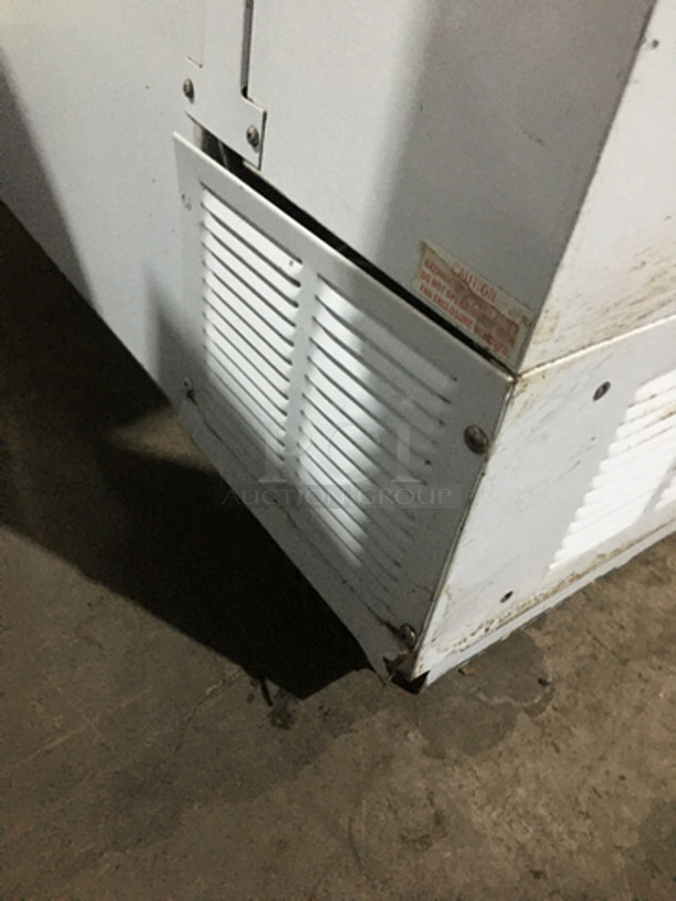 NICE! Beverage Air Commercial Refrigerated Work Top Station! With 2 Door Underneath Storage Space! With Cold Topping Rail! All Stainless Steel! Model MS681 Serial 6715397! 115V 1Phase! - Image 9 of 9