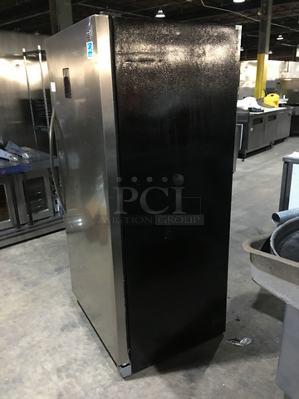 Kenmore Single Door Reach In Cooler! With Poly Coated Racks! All Stainless Steel! - Image 2 of 8