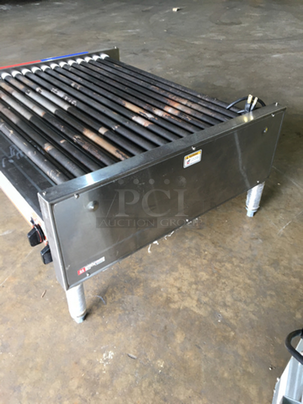 APW Wyott Commercial Countertop Hot Dog Roller Grill! All Stainless Steel! Model HRS755T Serial 817961707365! 208/240V 1Phase!
 - Image 2 of 9