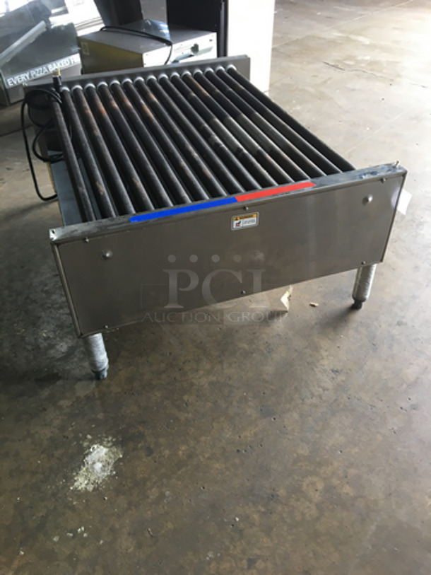APW Wyott Commercial Countertop Hot Dog Roller Grill! All Stainless Steel! Model HRS755T Serial 817961707365! 208/240V 1Phase!
 - Image 3 of 9