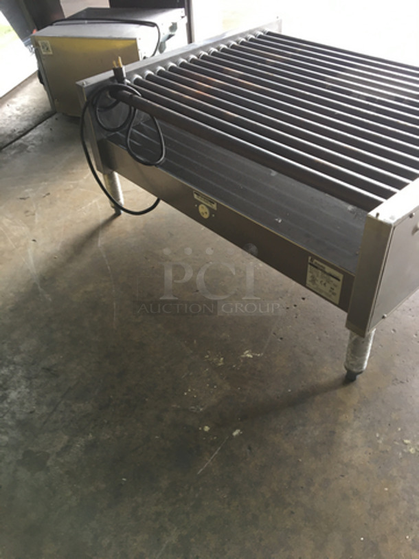 APW Wyott Commercial Countertop Hot Dog Roller Grill! All Stainless Steel! Model HRS755T Serial 817961707365! 208/240V 1Phase!
 - Image 4 of 9