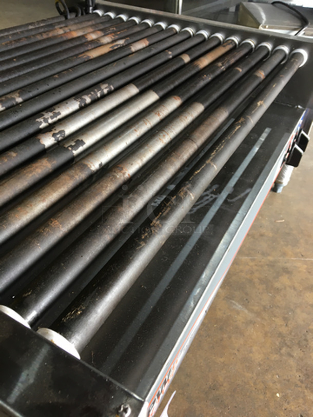 APW Wyott Commercial Countertop Hot Dog Roller Grill! All Stainless Steel! Model HRS755T Serial 817961707365! 208/240V 1Phase!
 - Image 6 of 9