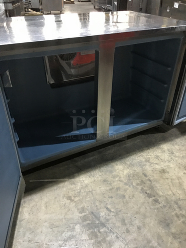 Delfield Commercial 2 Door Lowboy/Worktop Cooler! All Stainless Steel! Model UC4048STAR Serial 1304152000352! 115V 1Phase! - Image 5 of 8