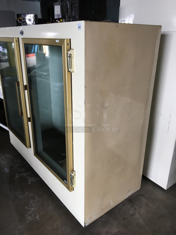 Leer Commercial 2 Door Bagged Ice Freezer Merchandiser! Model 602UA45MGME Serial 735101! 115V! Working When Removed!  - Image 2 of 8