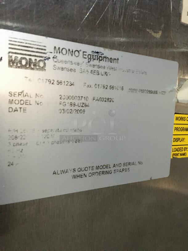 Belshaw Adamatic Commercial Electric Powered Dual Combi Oven! With View Through Doors! With Pan Racks Underneath! All Stainless Steel! Model FG189UZ84 Serial 2000003710FA032620! 2 X Your Bid! Makes One Unit! On Casters! - Image 5 of 10