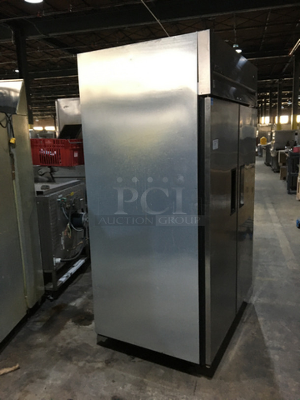 True Commercial 2 Door Reach In Refrigerator! With Poly Coated Racks! All Stainless Steel! Model TG2R2S Serial 7734390! 115V 1Phase! - Image 4 of 10