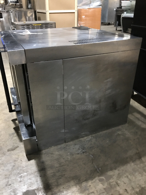 Bakers Pride Commercial Full Size Natural Gas Powered Single Deck Convection Oven! With View Through Doors! All Stainless Steel! With Legs! - Image 2 of 9