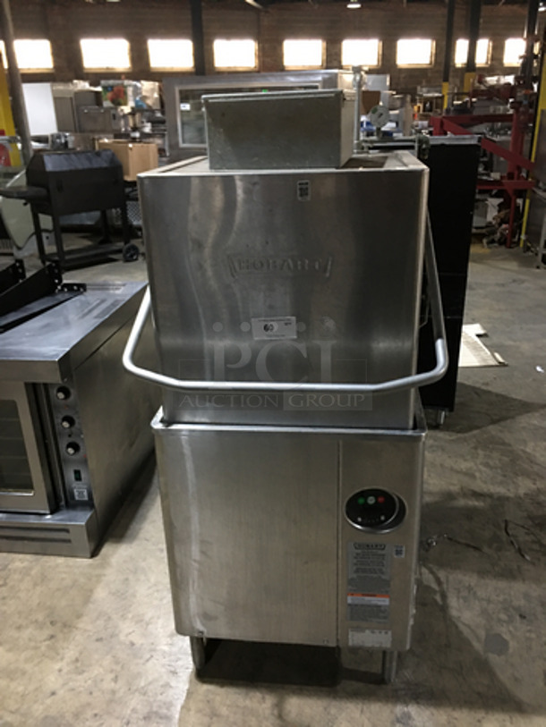 Hobart Commercial Heavy Duty Pass Through Dishwasher! All Stainless Steel! Model AM15 Serial 231099775! 208/240V 3Phase! On Legs!