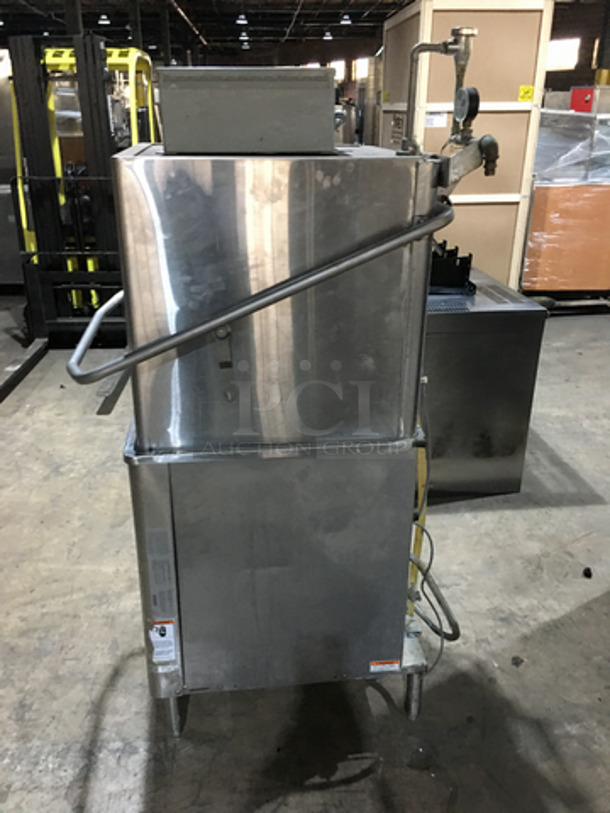 Hobart Commercial Heavy Duty Pass Through Dishwasher! All Stainless Steel! Model AM15 Serial 231099775! 208/240V 3Phase! On Legs! - Image 3 of 10