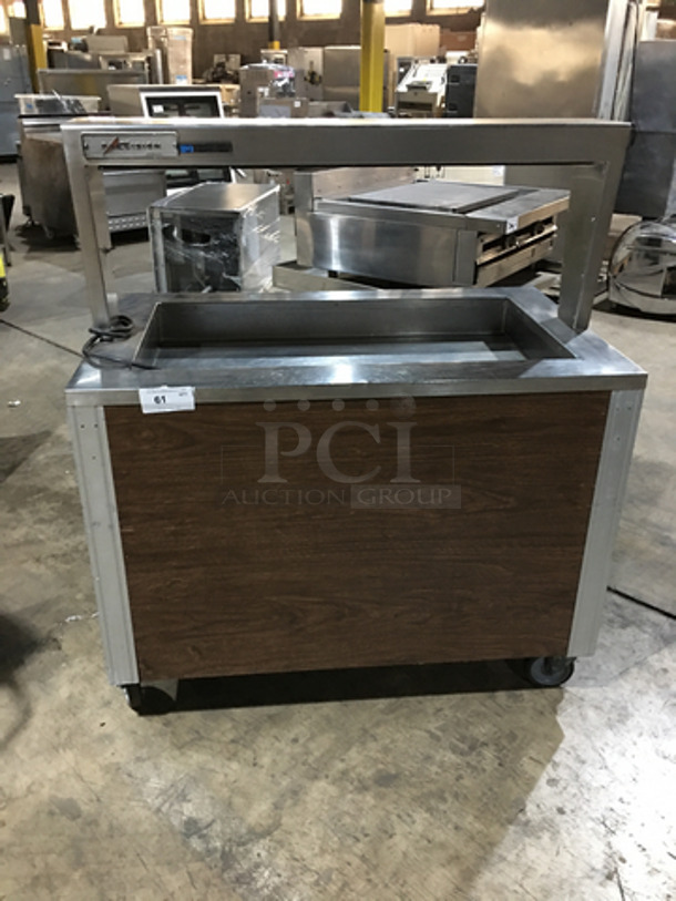 Precision Refrigerated Cold Pan/Salad Bar Unit! Model BLC3BU Serial 45733! 120V 1 Phase! On Commercial Casters!
