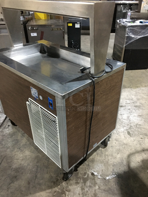 Precision Refrigerated Cold Pan/Salad Bar Unit! Model BLC3BU Serial 45733! 120V 1 Phase! On Commercial Casters! - Image 4 of 8